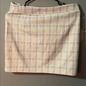 H&M Plaid Women's Skirt in Blue and White